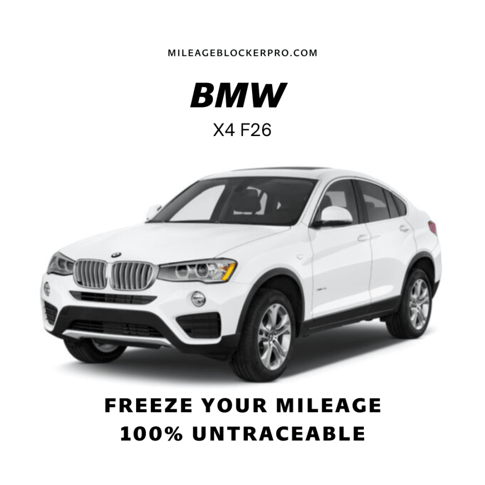 BMW X4 F26 Mileage Blocker