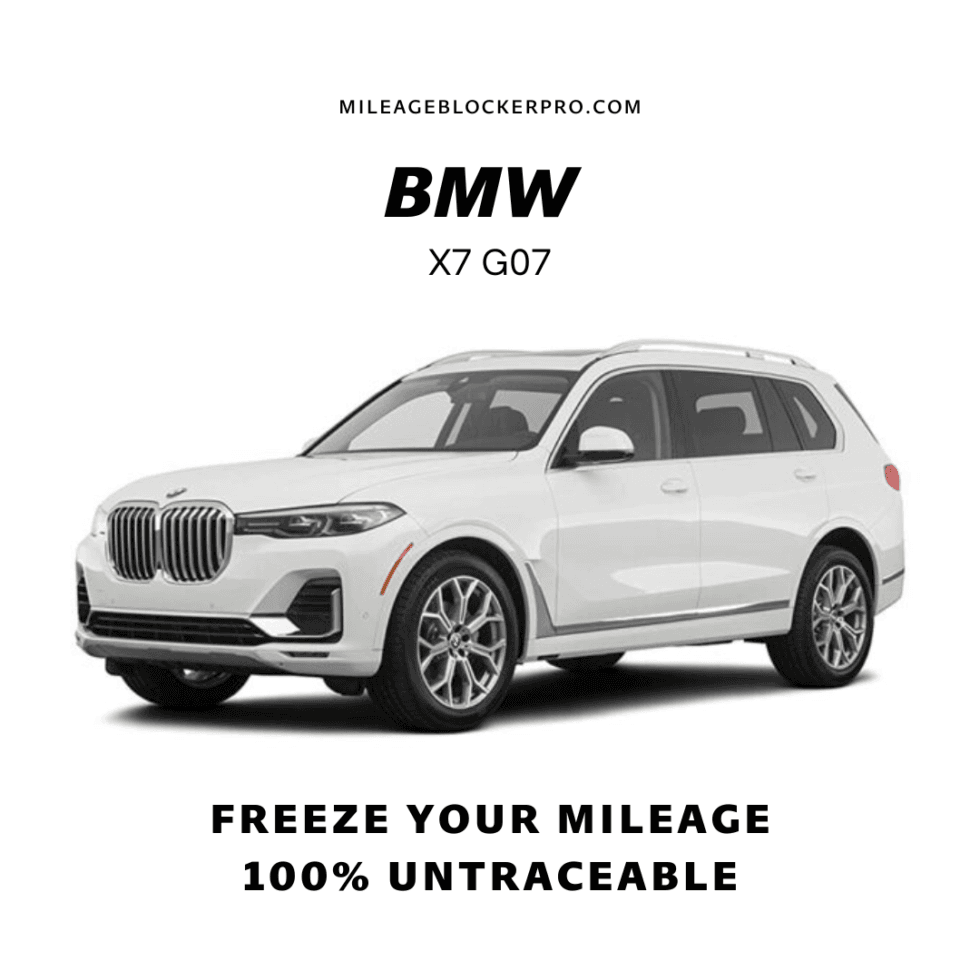 BMW X7 G07 Mileage Blocker