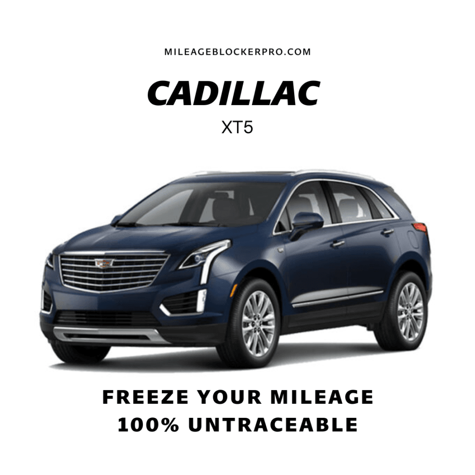 Cadillac XT5 Mileage Blocker