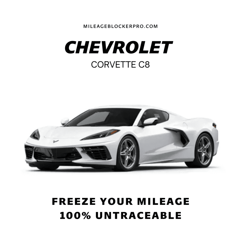 Chevrolet Corvette C8 Mileage Blocker