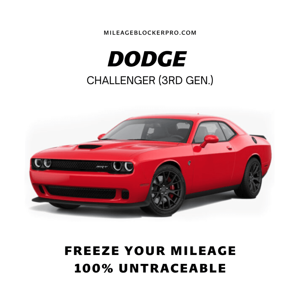 Dodge Challenger 3rd GEN. Mileage Blocker Stopper Canbus Filter