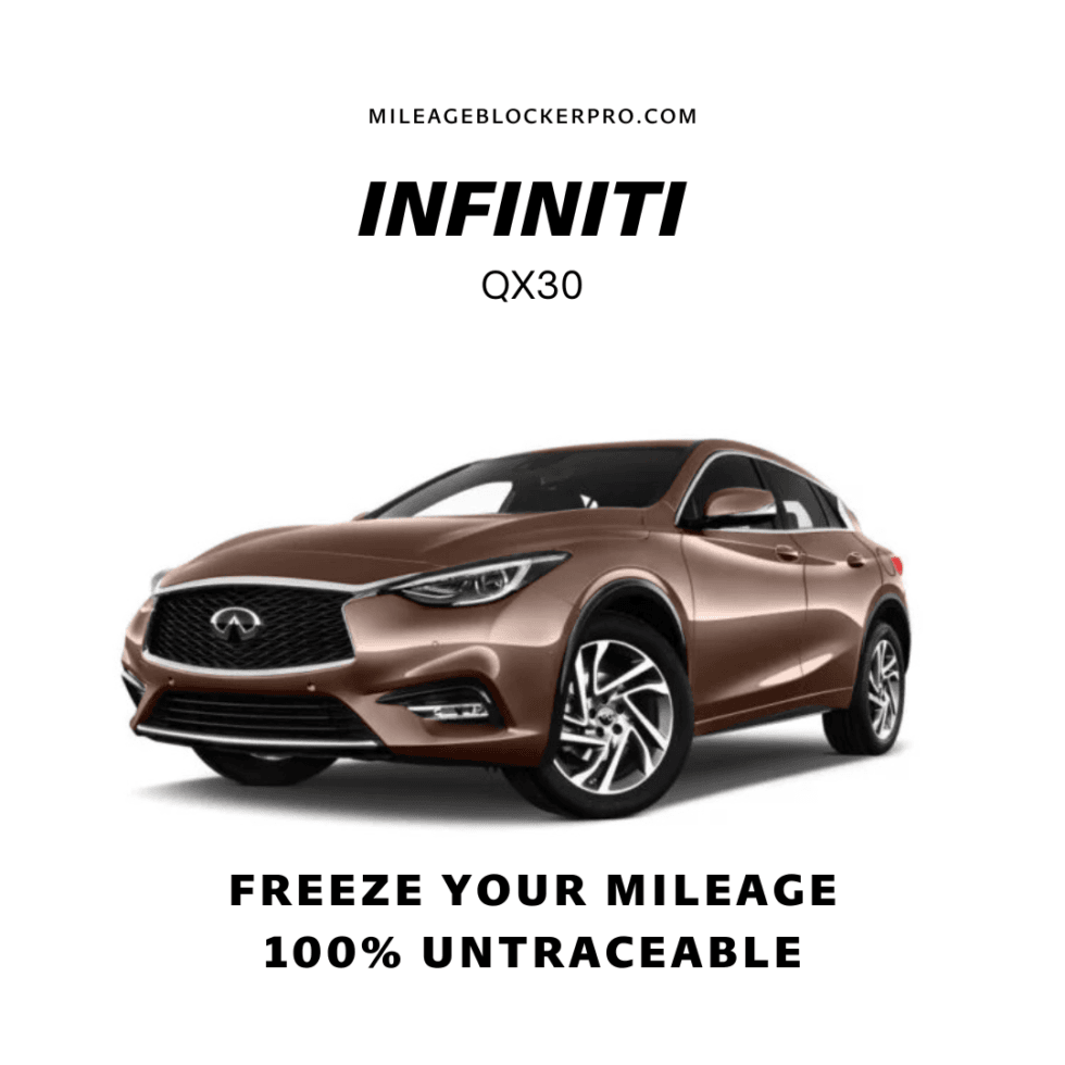 Infiniti QX30 Mileage Blocker