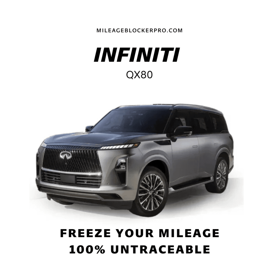 Infiniti QX80 Mileage Blocker