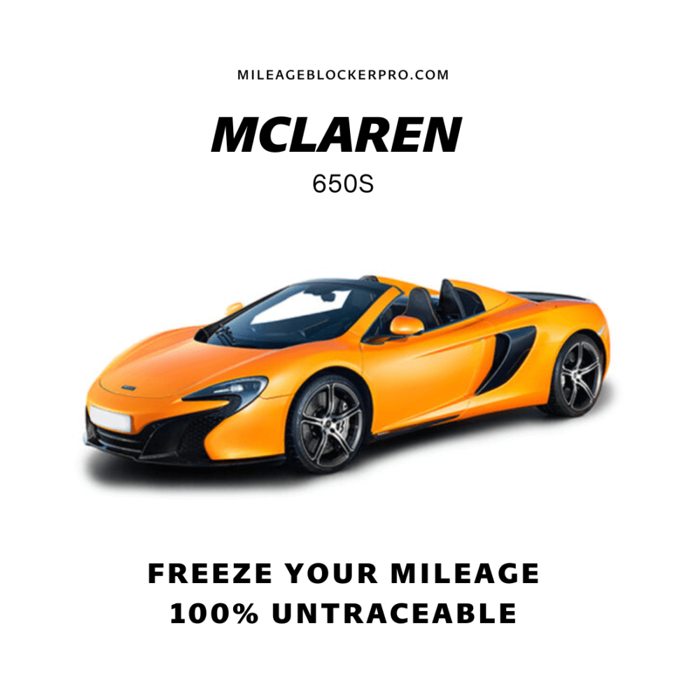 McLaren 650S Mileage Blocker Stopper Canbus Filter