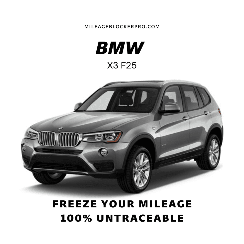 BMW X3 F25 Mileage Blocker